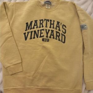 Vintage Yellow Crewneck Sweatshirt